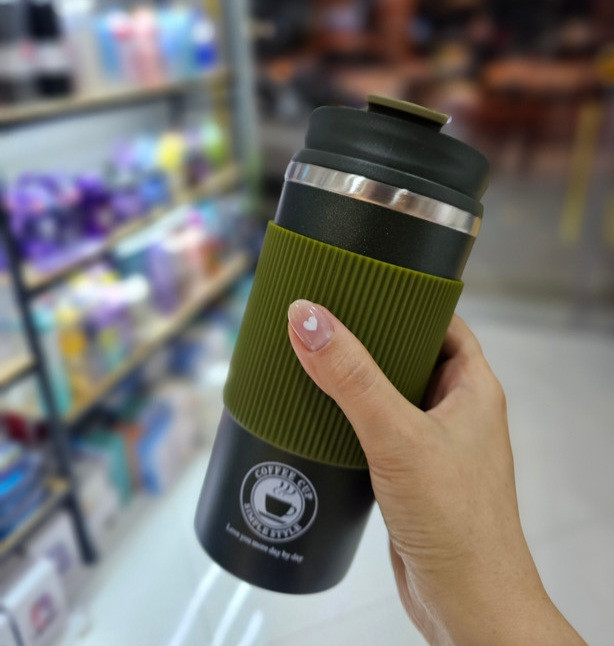 تراول ماگ دورسیلیکونی استیل 316 اصلی حجم 500میل