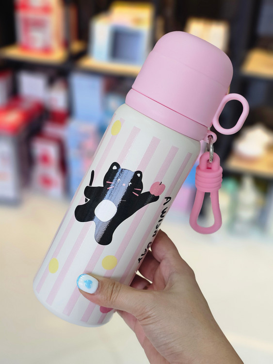 قمقمه فلاسکی فانتزی کودک لیوان دار استیل