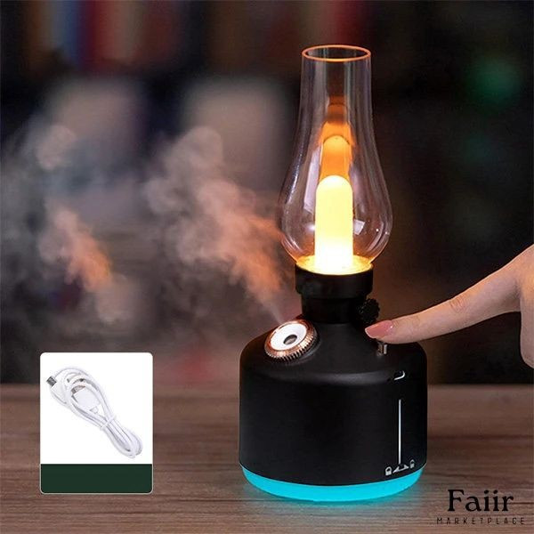 بخور سرد و چراغ خواب فانوسی مدل RM-0602-1 شارژی