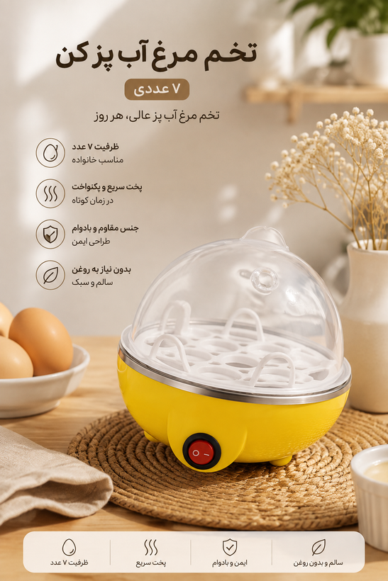 تخم مرغ پز برقی