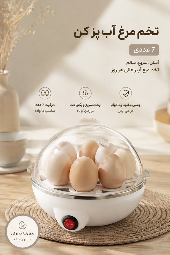 تخم مرغ پز برقی